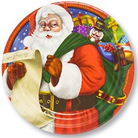 Тарелка Санта 17см 8шт/A