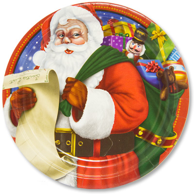 Тарелка Санта 23см 8шт/A