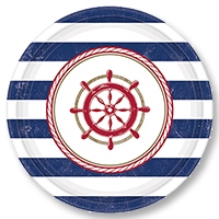 Тарелка Морская 17см 8шт/A