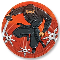 Тарелка Ниндзя 17см 8шт/A