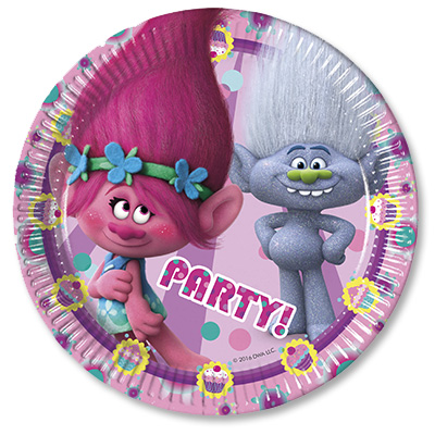 Тарелка Тролли 20см 8шт/P