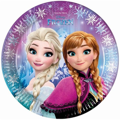 Тарелка Frozen Сев сияние 23см 8шт/Р