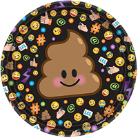 Тарелка Эмоции Смайлик 17см 8шт/A
