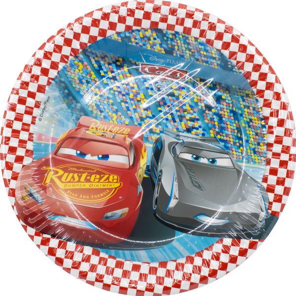 Тарелка Тачки 3 20см 8шт/Р