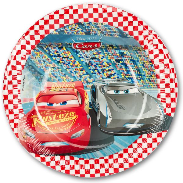 Тарелка Тачки 3 20см 8шт/Р