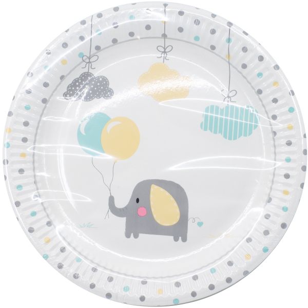 Тарелка Слоненок 23см 8шт/Р