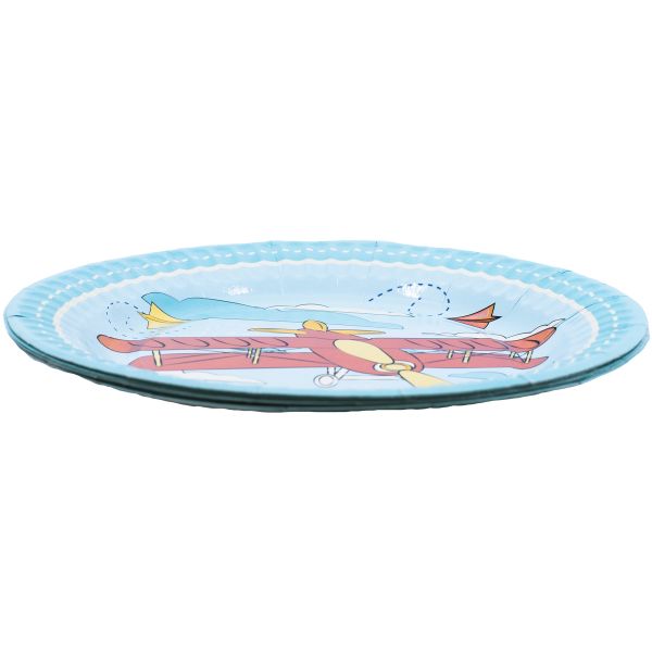 Тарелка бум Самолётики 17см 6шт/G