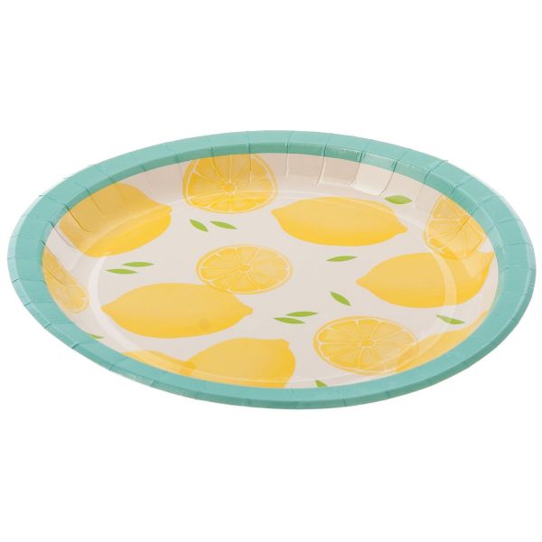 Тарелка Лимоны 23см 8шт/Р