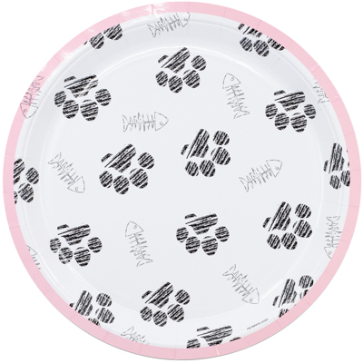 Тарелка Котики 23см 6шт/G