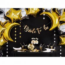 Тарелка Black&Gold Искры 20см 6шт/PD
