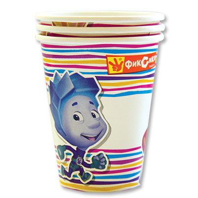 Стакан Фиксики 8шт/A