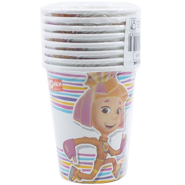 Стакан Фиксики 8шт/A