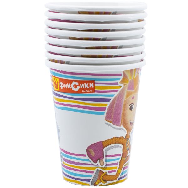 Стакан Фиксики 8шт/A