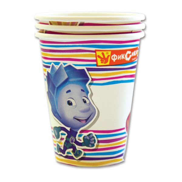 Стакан Фиксики 8шт/A