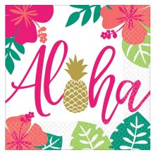 Салфетка ALOHA Фламинго 33см 16шт/А