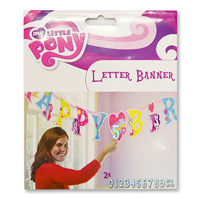 Гирлянда-буквы НВ My Little Pony 1,8м/A