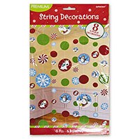 Гирлянда верт Снеговик Веселый 1,8м 8штA