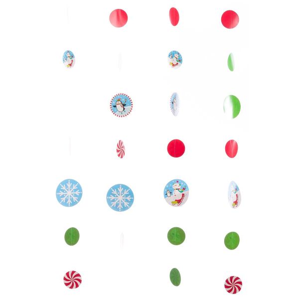 Гирлянда верт Снеговик Веселый 1,8м 8штA