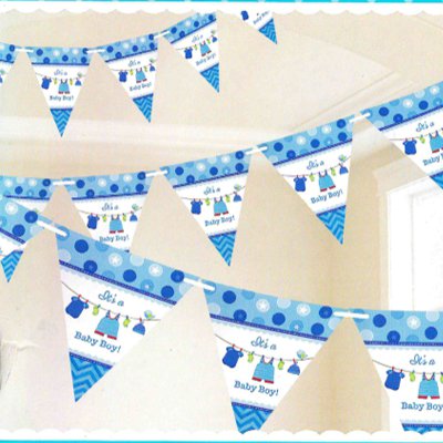 Гирл-вымпел С Рождением Малыш 300см/А