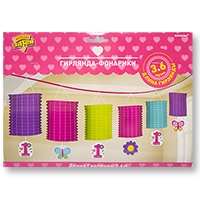 Гирлянда Фонарики 1-й ДР Девочка 360см/А