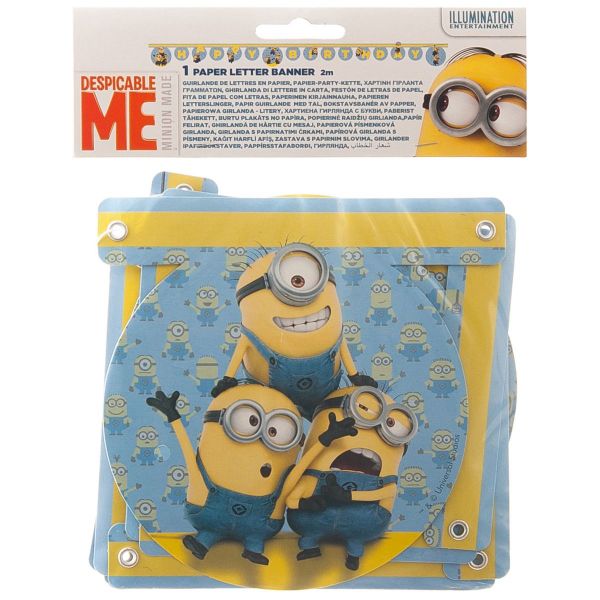 Гирлянда-буквы Миньоны 2,2м/Р