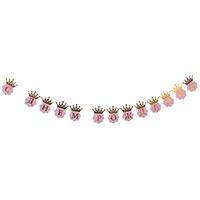 Гирлянда С ДР Корона золотая 210см/G