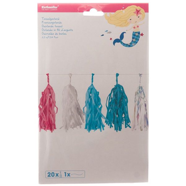 Гирлянда с кисточками Русалочка 2,4м/A