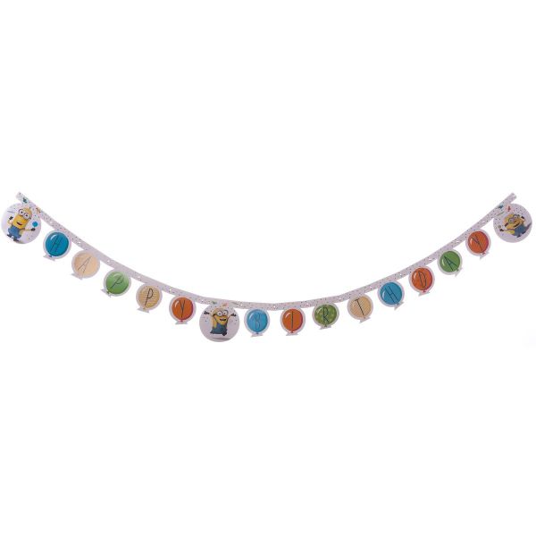 Гирлянда-буквы HB Миньоны Шарики 2,2м/Р