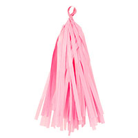 Гирлянда Тассел ярко-розов 3м 10 листовG