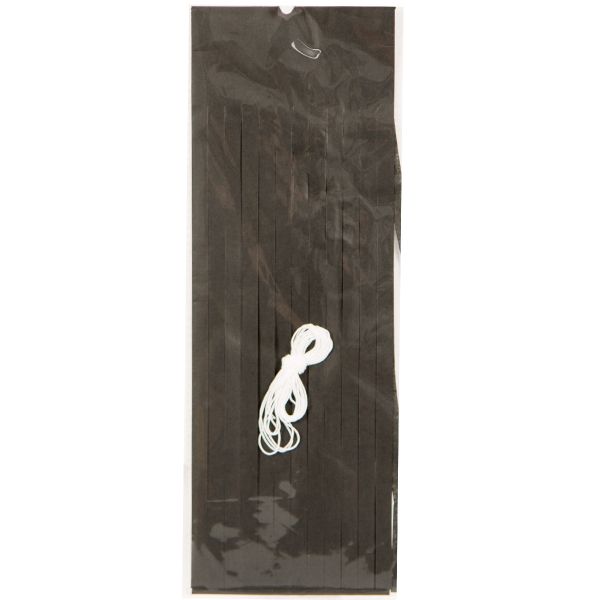 Гирлянда Тассел черная 3м 10 листов/G