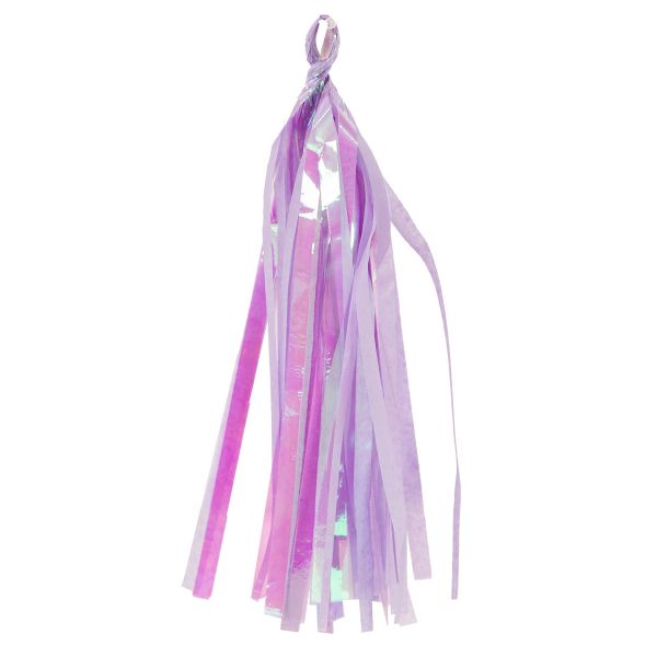 Гирлянда Тассел сиренев/перламутр 20лист