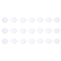 Гирлянда н/нитке Круги белые 2,2м