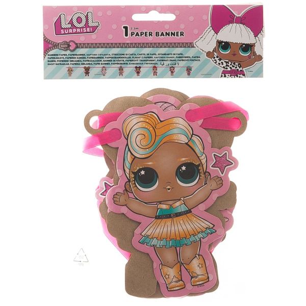 Гирлянда Куклы ЛОЛ 2,3м/P