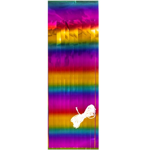 Гирлянда Тассел фольг Радуга 3м 10листов