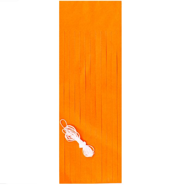 Гирлянда Тассел оранжевая 3м 10 листов/G