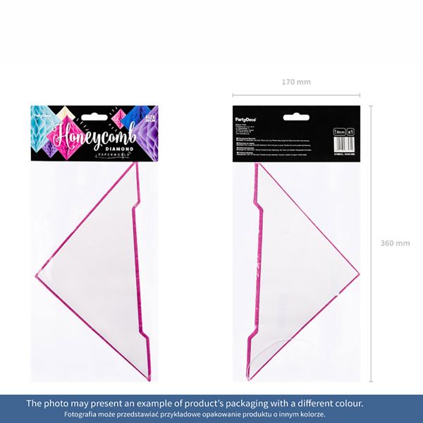 Фигура бум Ромб сиреневый 30см/PD