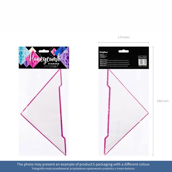 Фигура бум Ромб св-зеленый 30см/PD