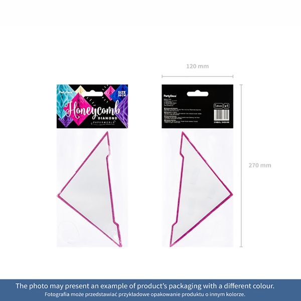 Фигура бум Ромб св-зеленый 20см/PD