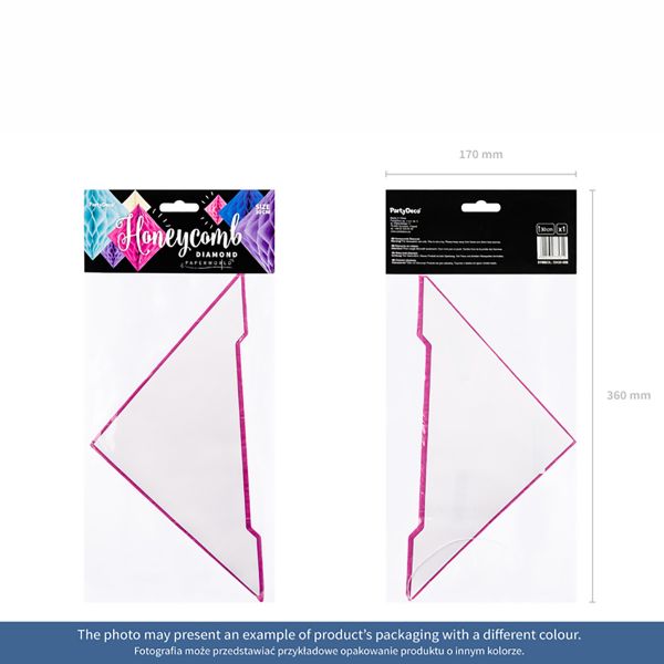 Фигура бум Ромб белый 30см/PD