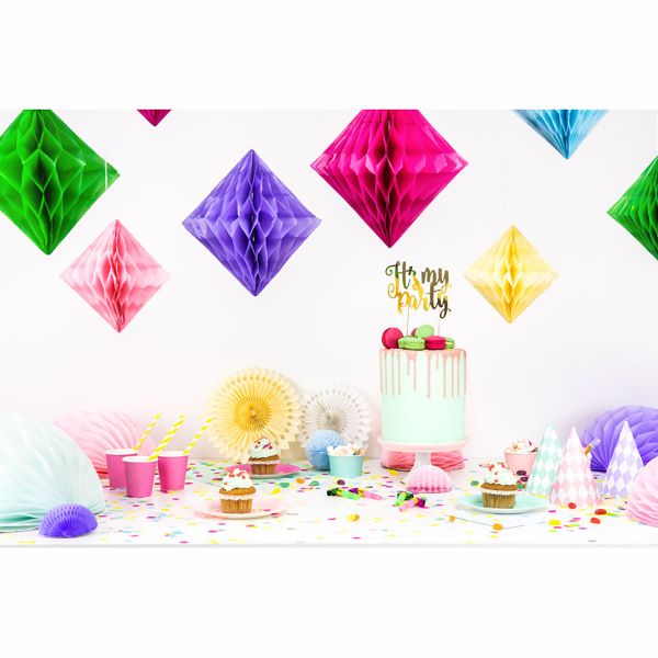 Фигура бум Ромб белый 30см/PD