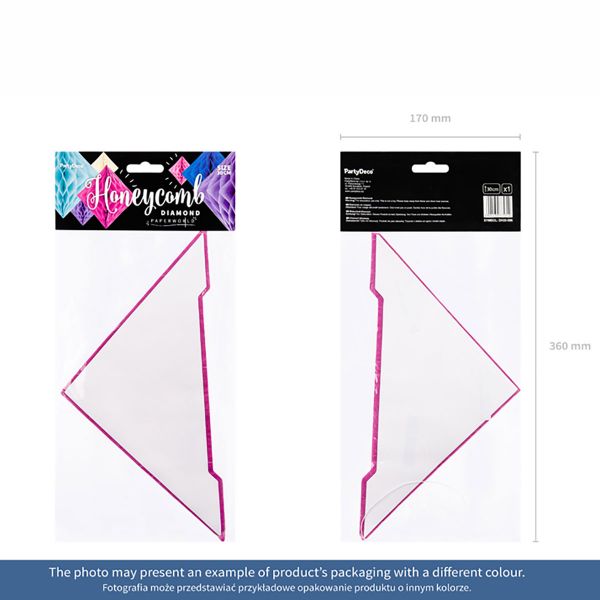 Фигура бум Ромб кремовый 30см/PD