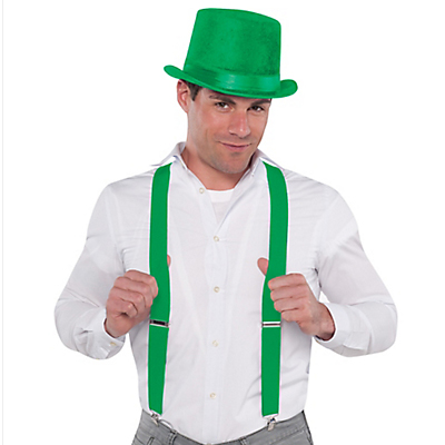 Подтяжки зеленые/А