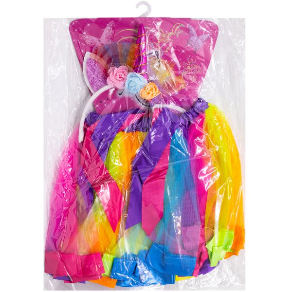 Костюм карнав дет Единорог розовый рог/G