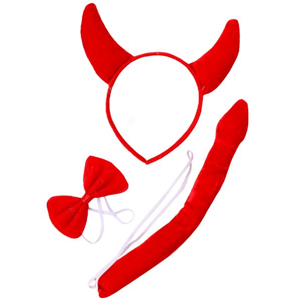 Комплект карнав HWN Черт красн 3предм/G