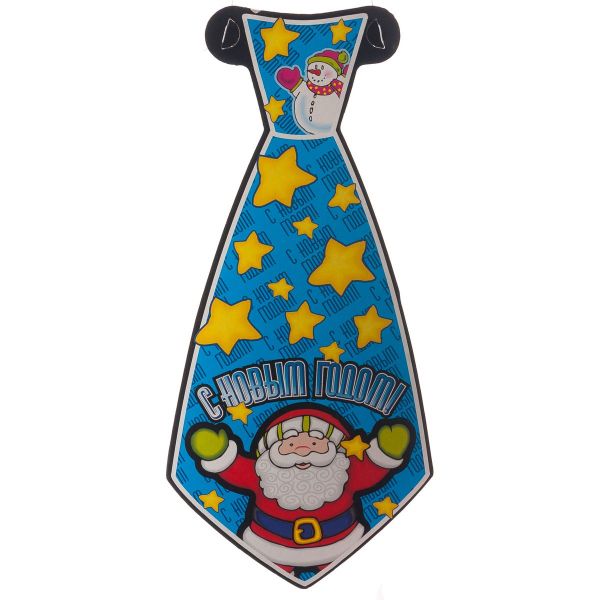 Галстук С НГ Дед Мороз 8шт/Д