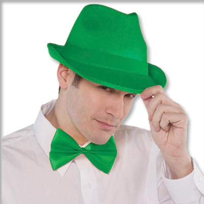 Галстук-бабочка зеленый/А