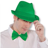 Галстук-бабочка зеленый/А