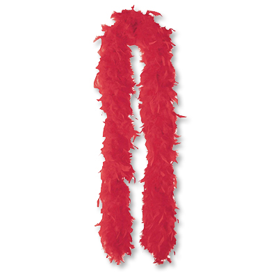 Боа красное 180см/А