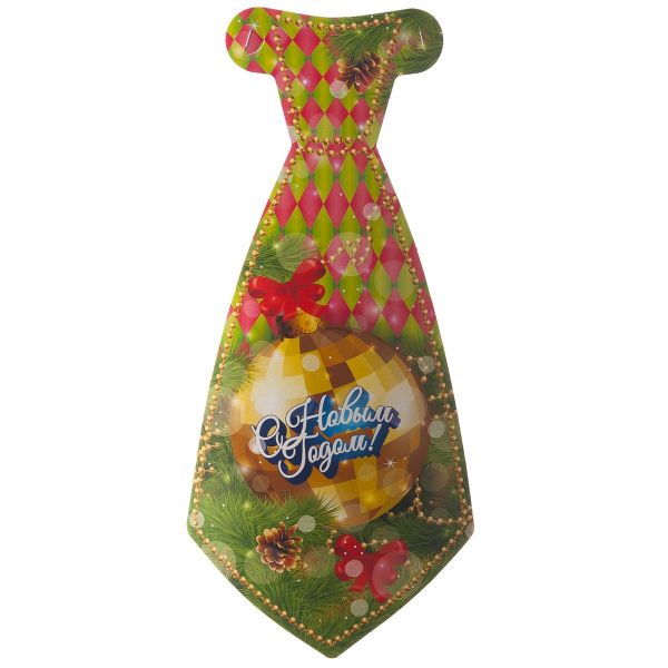 Галстук С НГ Новогодний Шар 8шт/Д