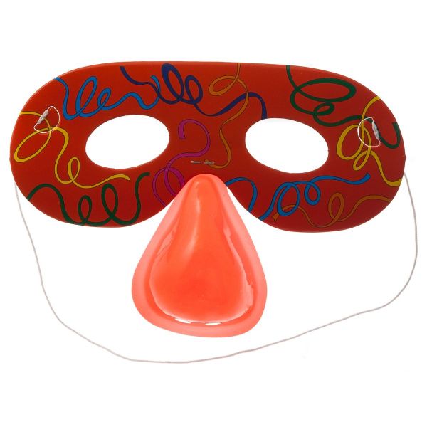 Полумаска с носом 6шт/G